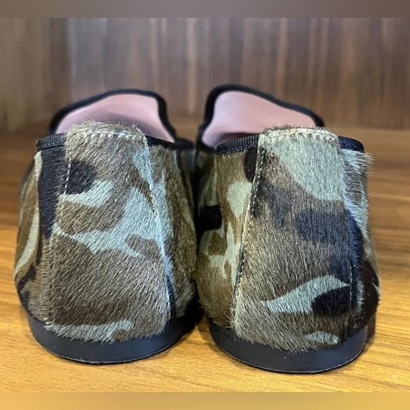 PRETTY BALLERINAS (LOAFERS) Horsehair Camo Flats Size 37 Fab Condition Worn 1x! - Picture 9 of 13
